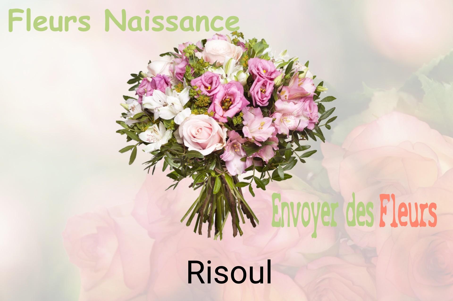 Bouquet de fleurs de naissance livré à Risoul